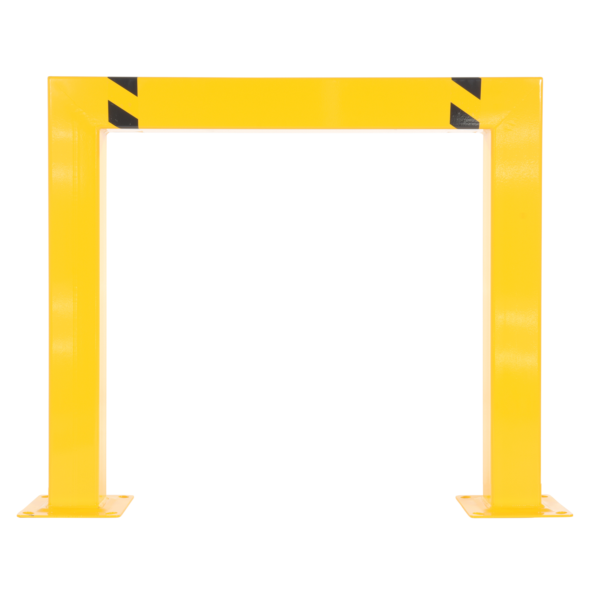 Vestil Steel Square High Profile Machinery and Rack Guard 48 In. x 42 In. x 5 In. Yellow